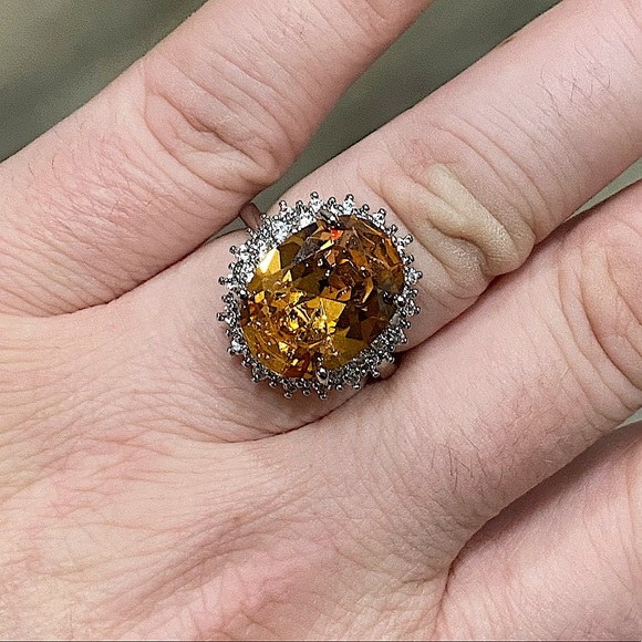 MORGANITE RING STERLING SILVER RING - Picture 7 of 10